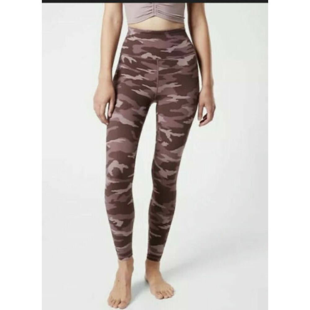 Athleta Elation Camo 7/8 Tight Mauve Pink Size XS
